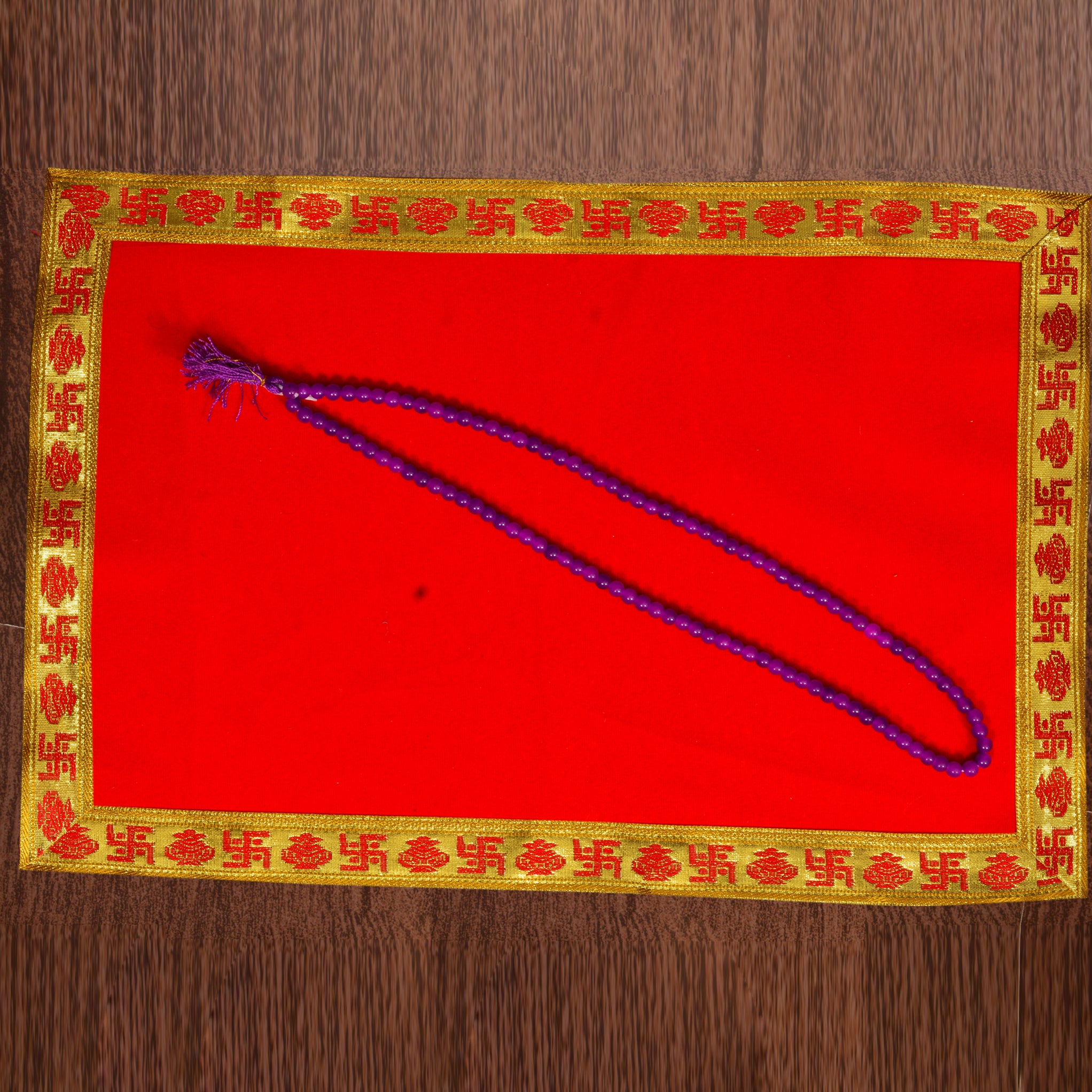 Violet Hakik Mala (Purple Agate Rosary)