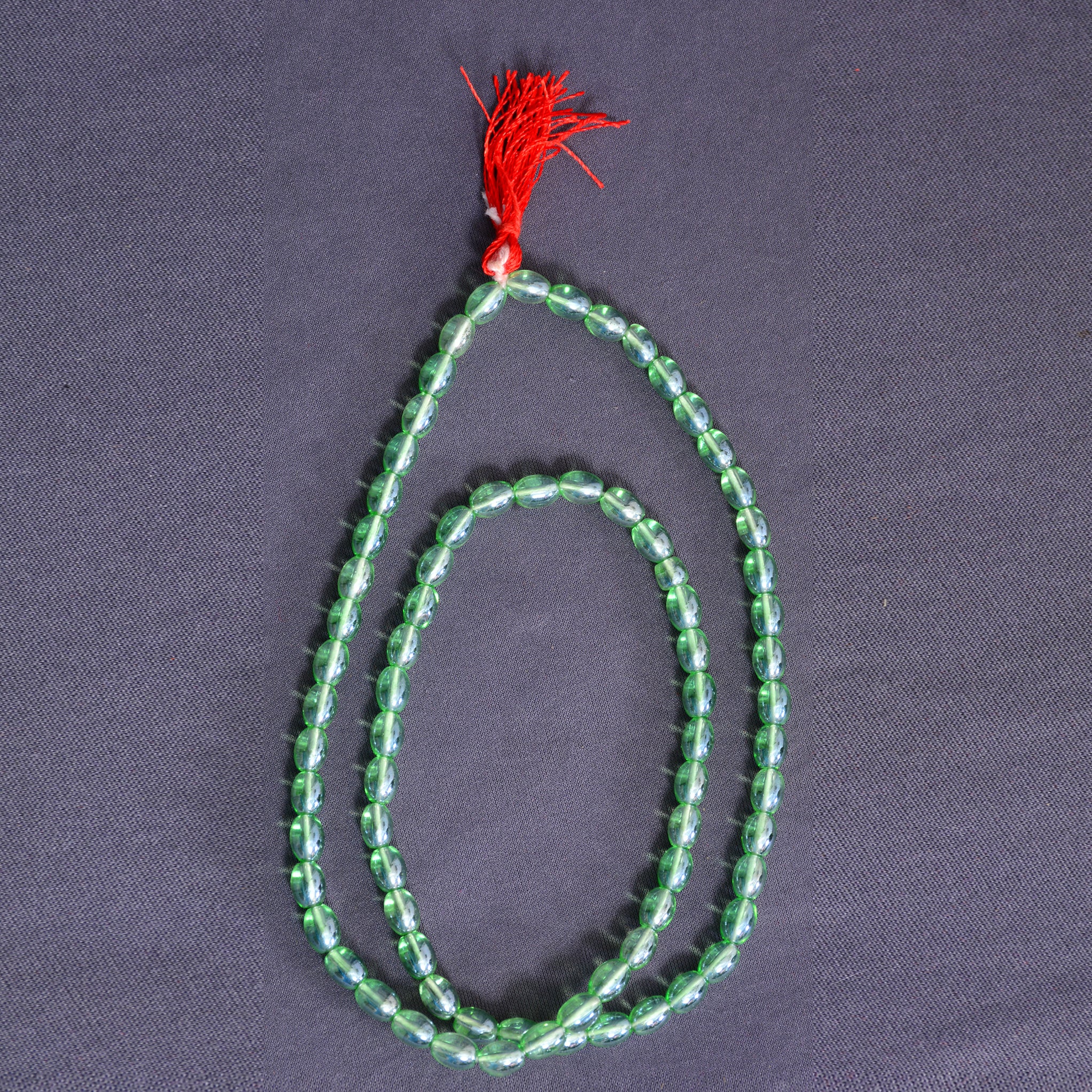 Green Hakik Mala – Stone of Positivity, Protection & Prosperity - Moksha Mandir