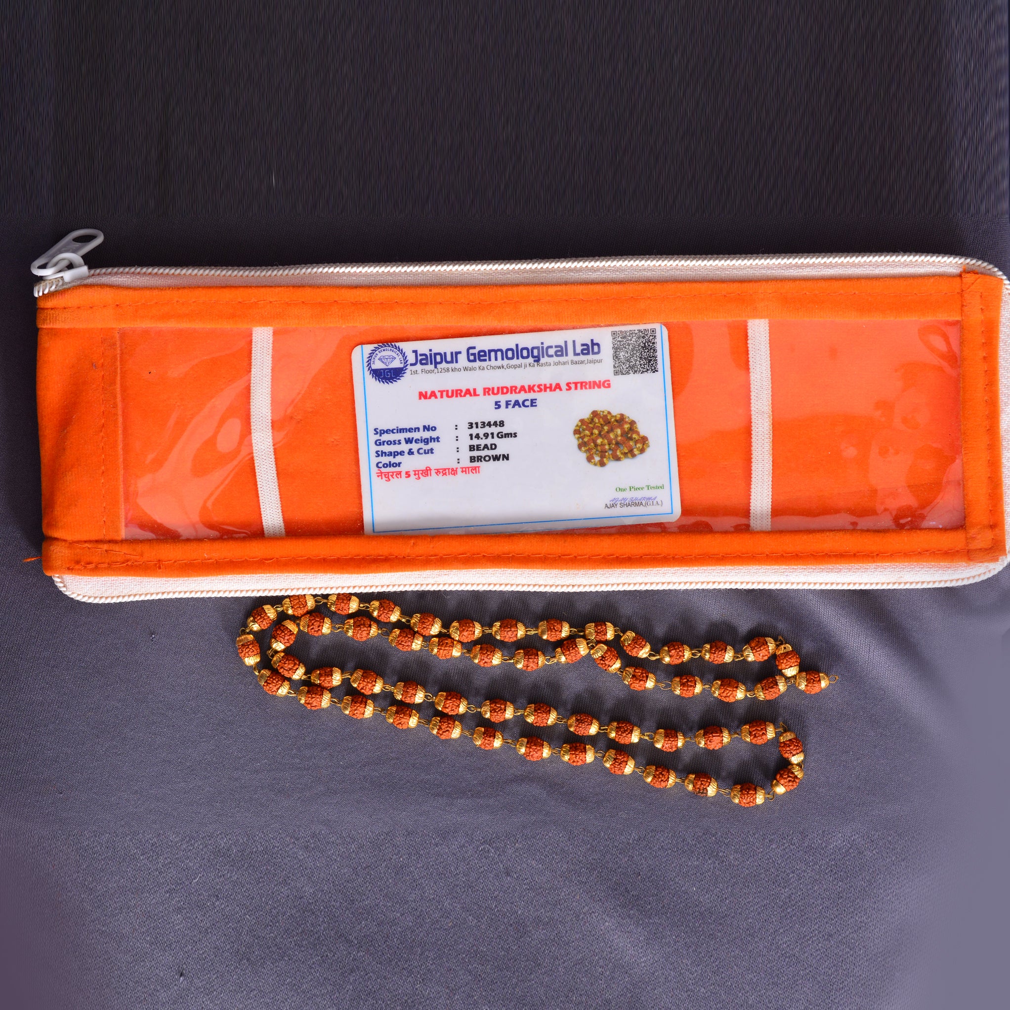 Plated Rudraksha Mala – Divine Energy with a Touch of Royal Elegance - Moksha Mandir