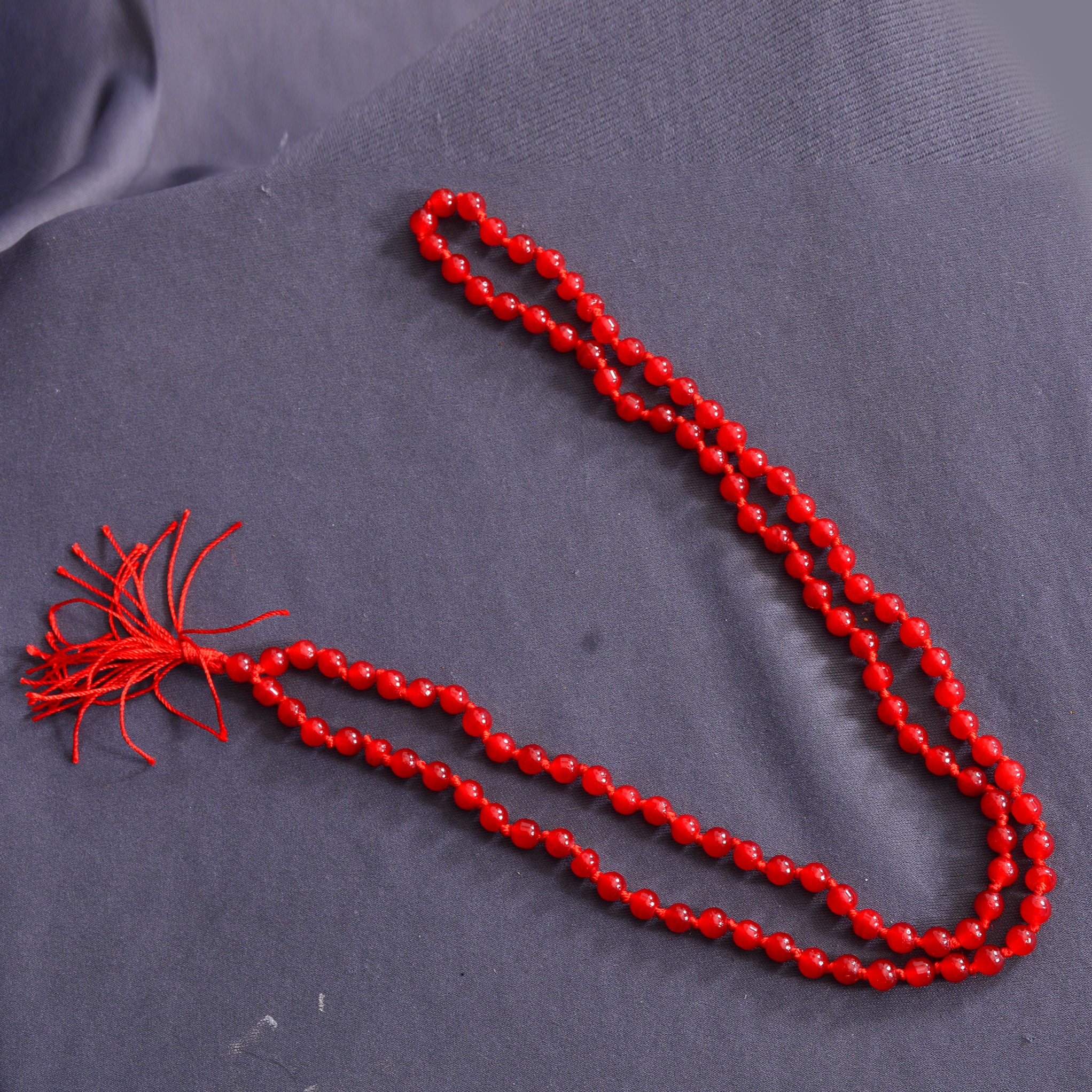 Red Hakik Mala (Red Agate Rosary)
